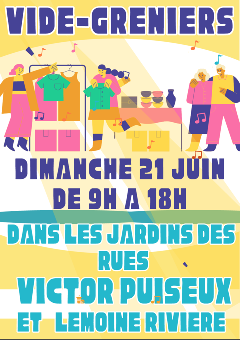 Vide-Greniers de quartier à Argenteuil Argenteuil (95)