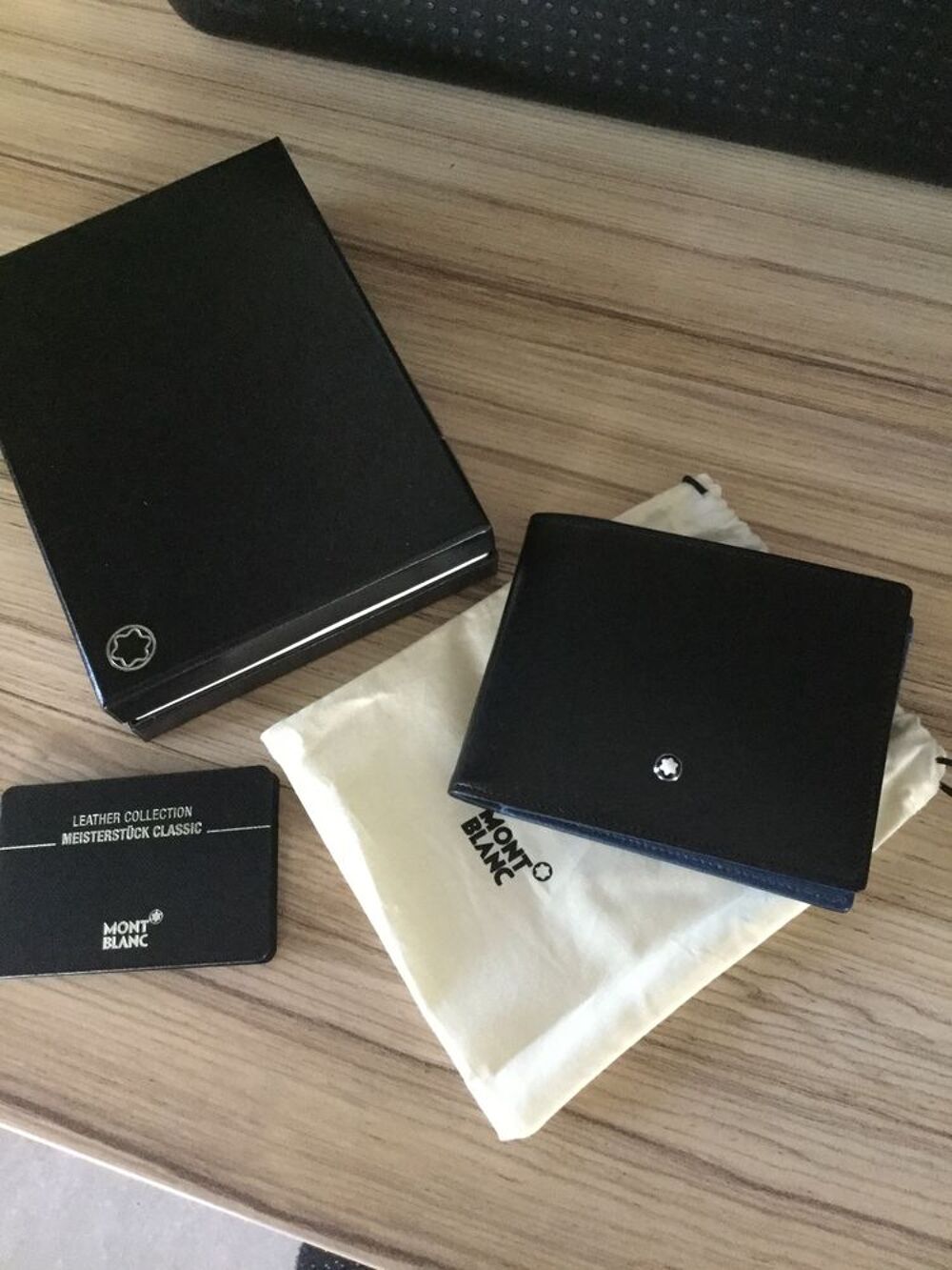 Portefeuille Mont-blanc homme Meisterst&uuml;ck neuf Maroquinerie