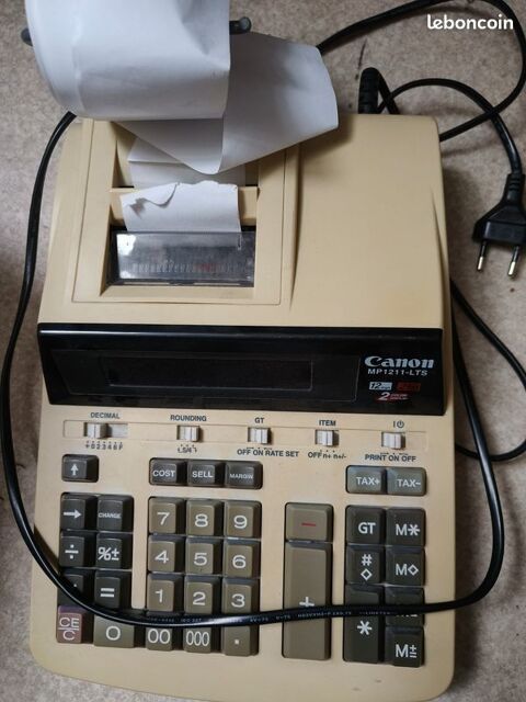 Vintage Calculatrice imprimante Canon MP1211-LTS 37 Paris 2 (75)