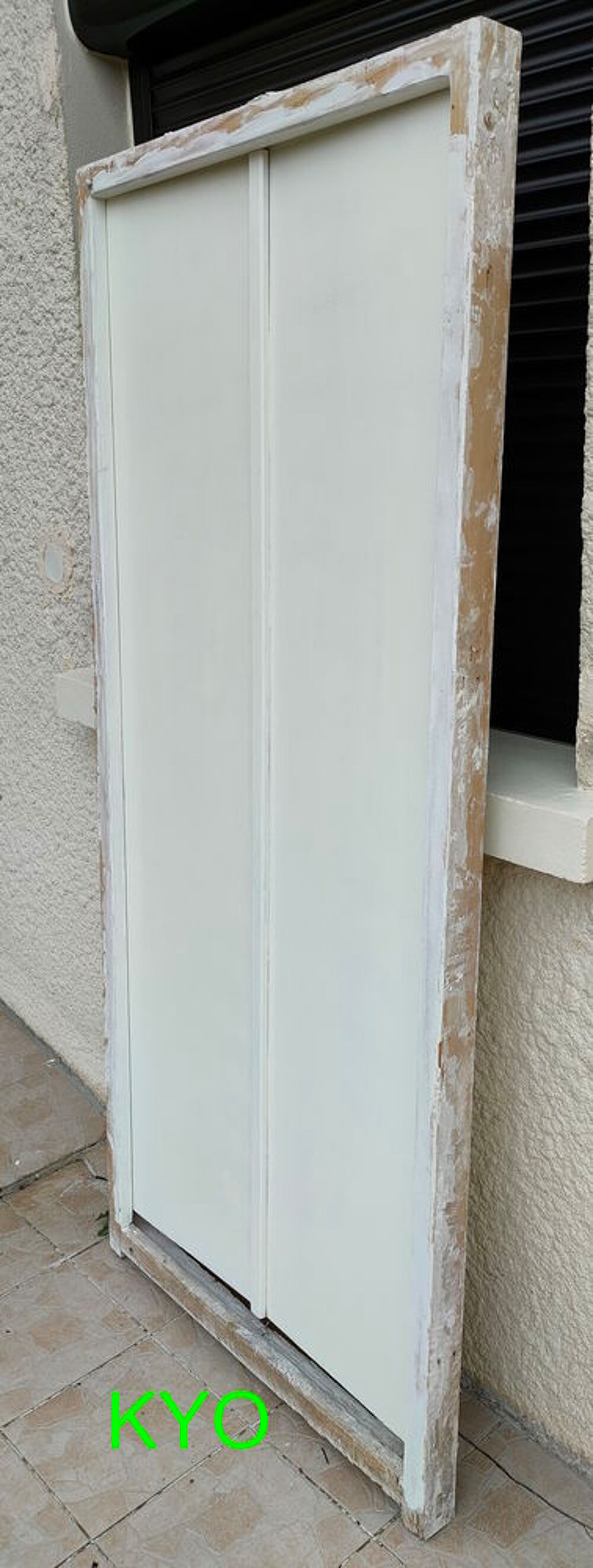 Bloc-porte 2 vantaux, Portes de placard doubles bois blanc Bricolage