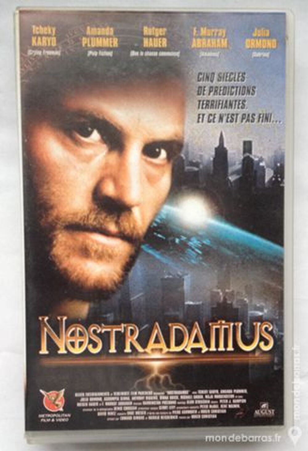 cassette vid&eacute;o Nostradamus DVD et blu-ray