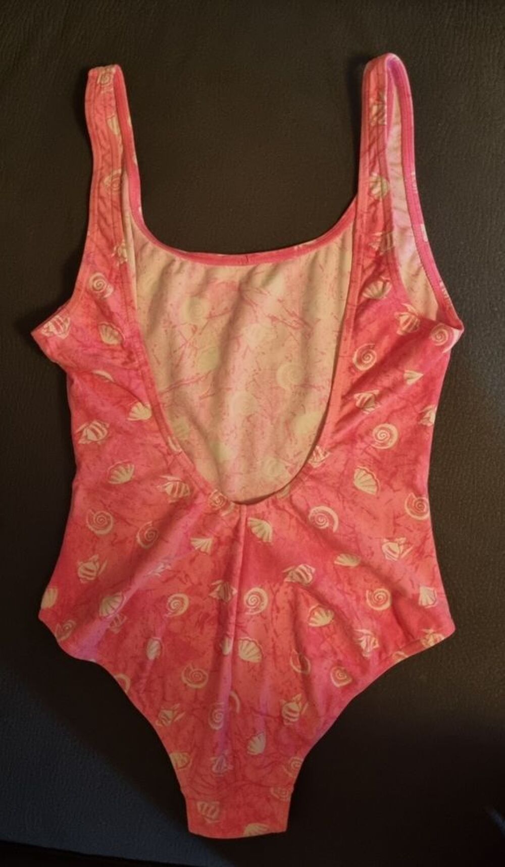 Maillot de bain 1 pce rose &agrave; motifs - Taille 2 ? Vtements