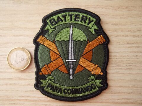 écusson battery para commando Belge insigne Valognes (50)