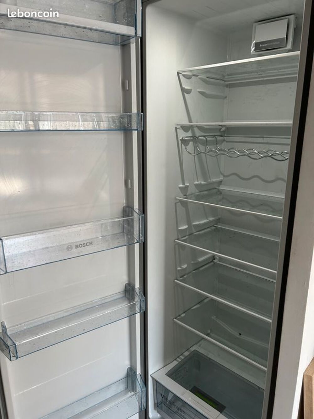R&eacute;frig&eacute;rateur BOSCH - 1 porte - 346 L - L 60 x H 186 cm Electroménager