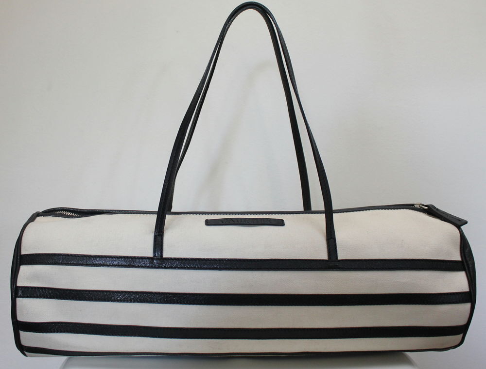 Sac cuir et toile JEAN PAUL GAULTIER Maroquinerie