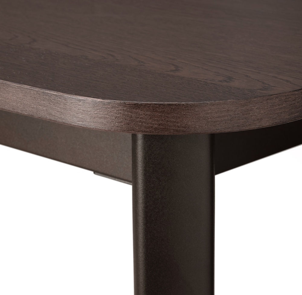 Table extensible, brun, 150/205/260x95 cm avec 8 chaises Meubles
