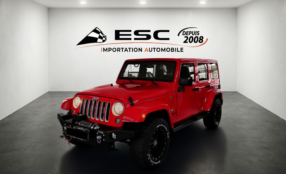 Wrangler 2.8 CRD 200 - 4x4 Command Trac Unlimited BVA Sahara 2017 occasion 59000 Lille