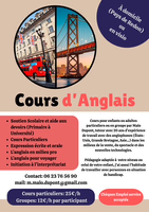   Améliorez votre pratique de l'anglais! 
