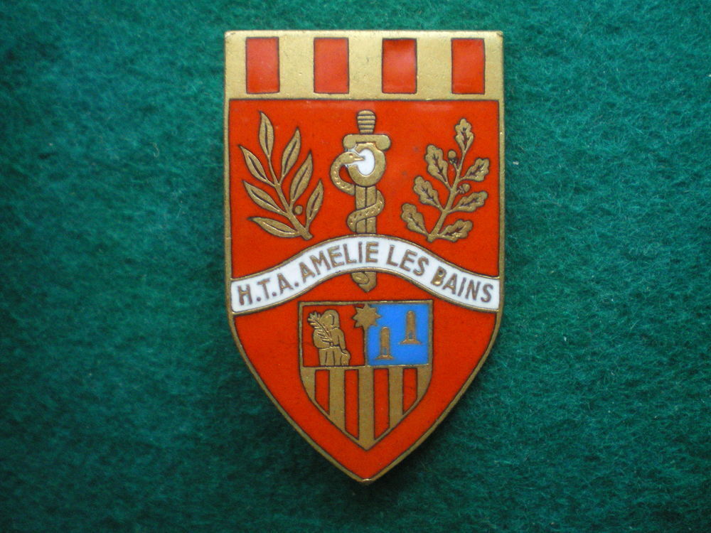 Insigne de Sant&eacute; - H&ocirc;pital Thermal des Arm&eacute;es Am&eacute;lie. 