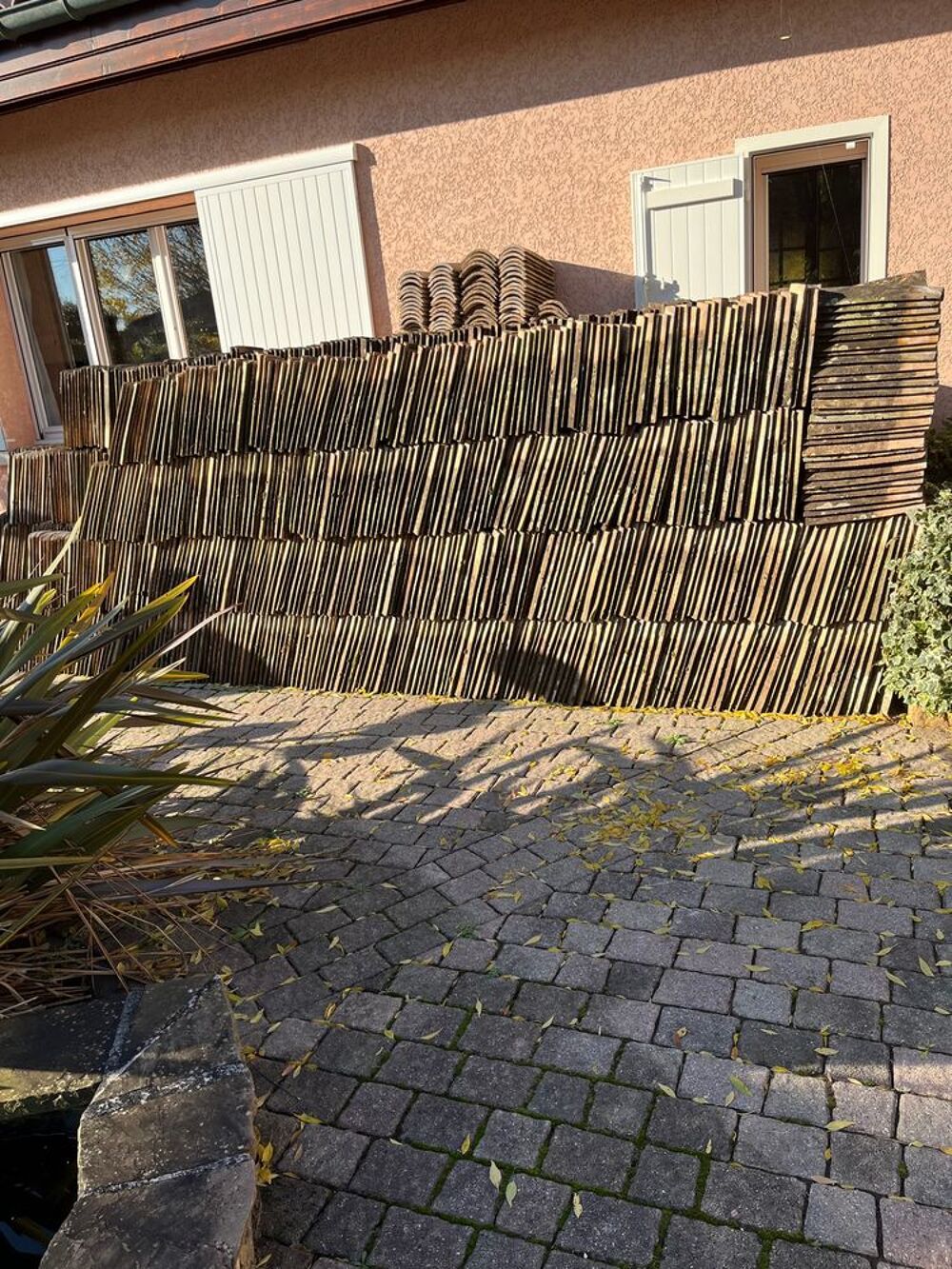 Tuiles rouges et tuiles de ferme Bricolage