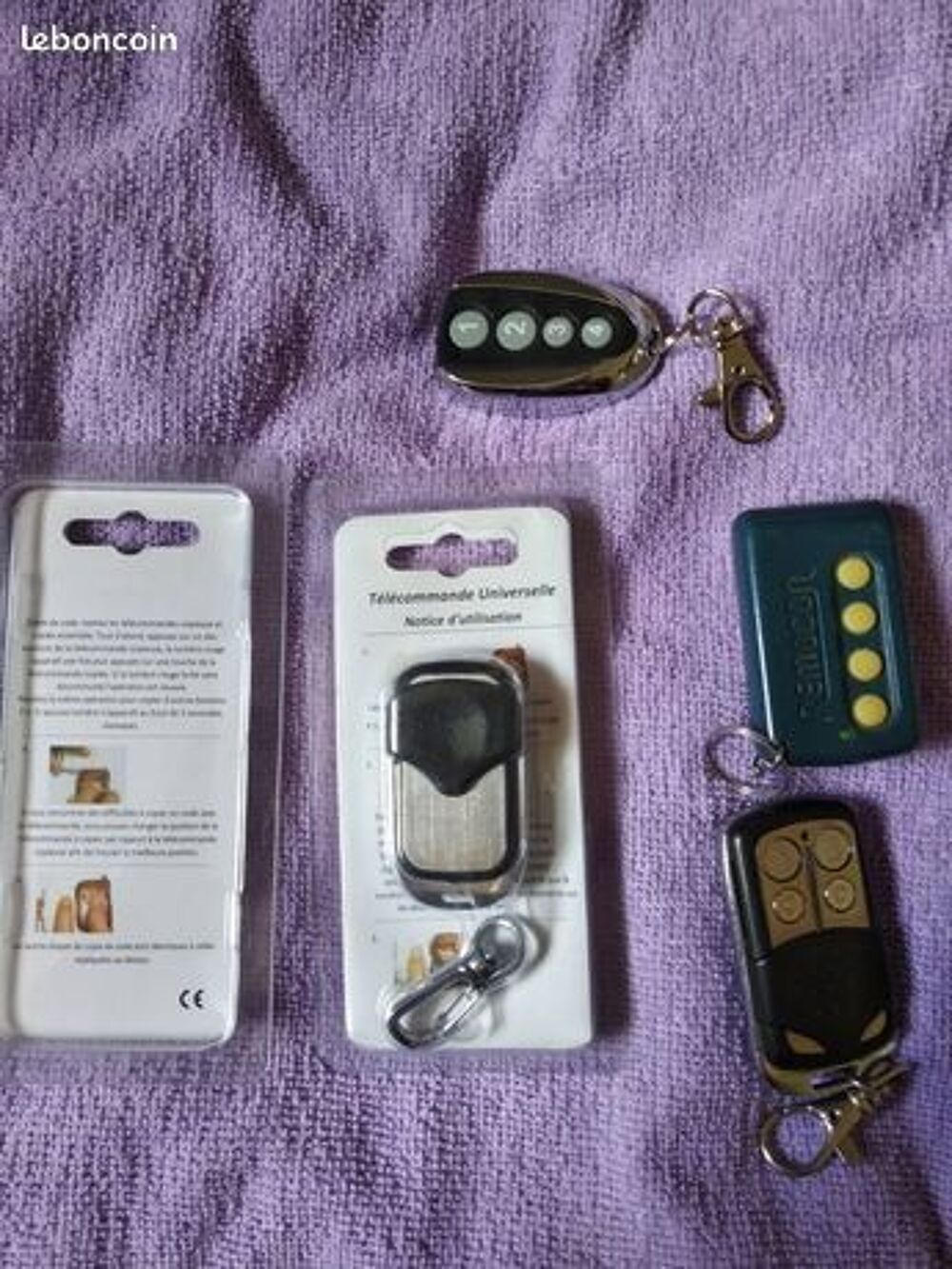 T&eacute;l&eacute;commandes Portail Universelle 4 boutons Bricolage