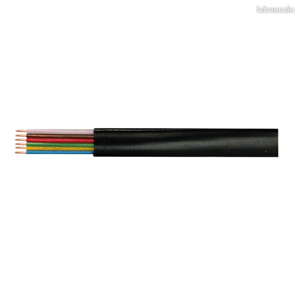 LogiLink Modular Flat Cable 6-wire, colour black, 100m * 3 Matériel informatique