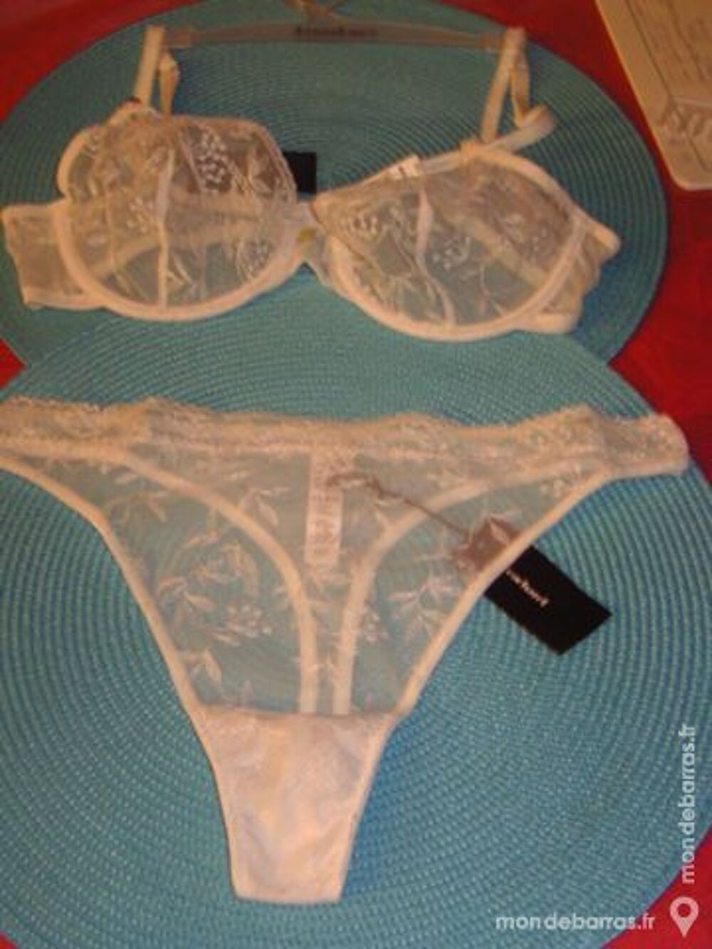 Ensemble soutien gorge Tring blanc Cacharel Vêtements