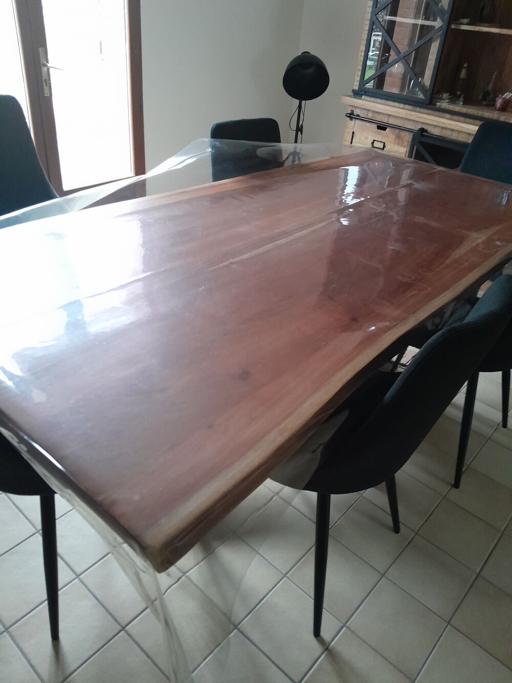 Table industrielle en acacia Meubles