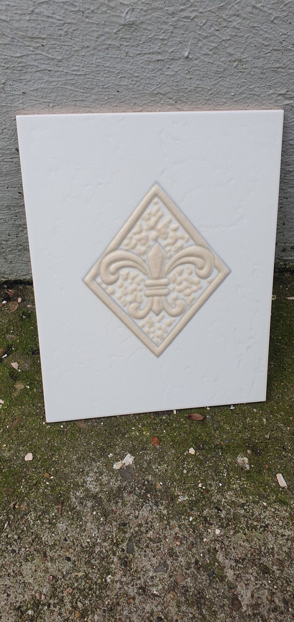 Faiience Murale Fleur de Lys Bricolage