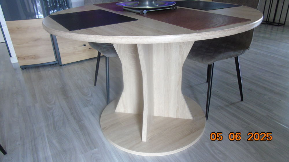 table ronde extensible Meubles