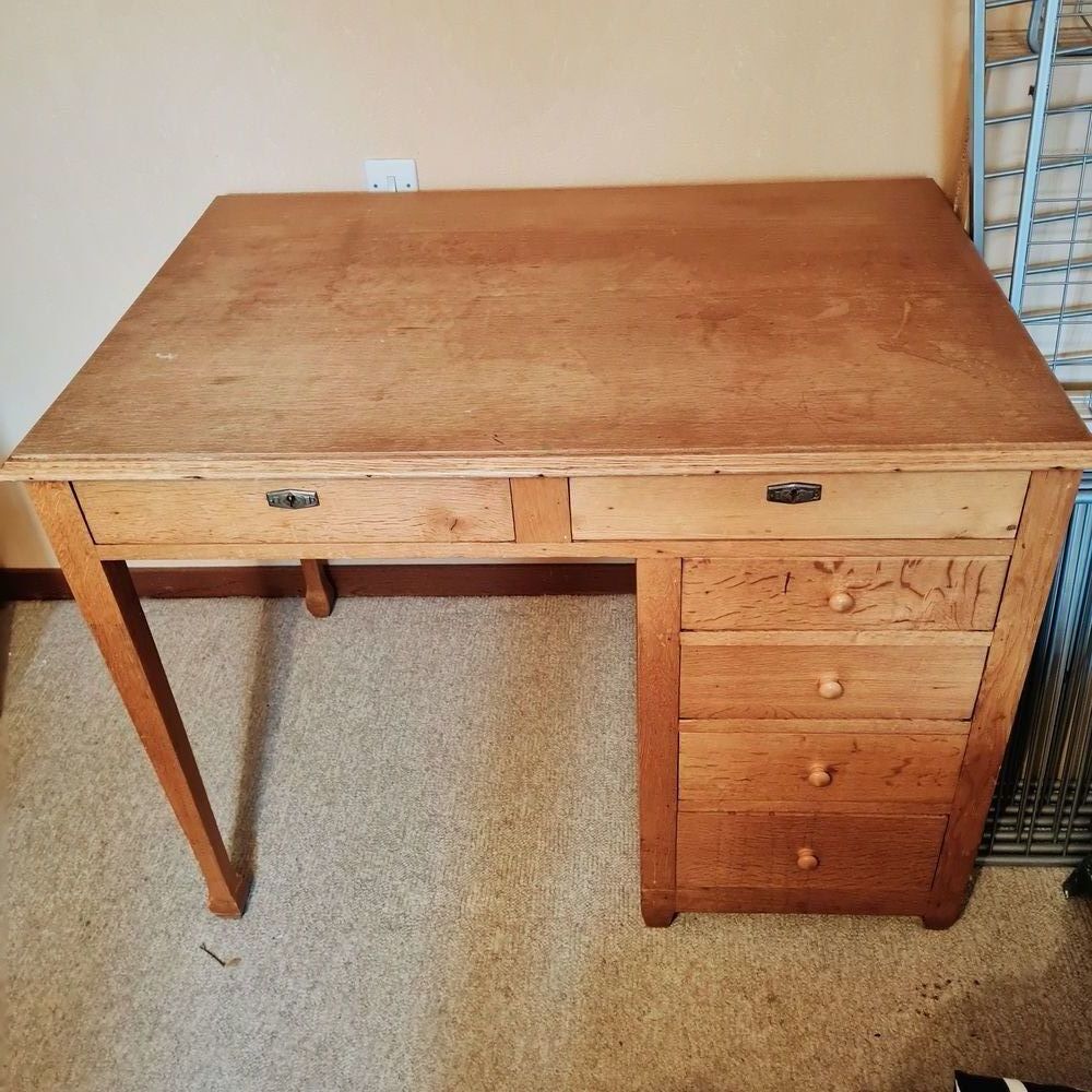 Bureau en ch&ecirc;ne massif Meubles