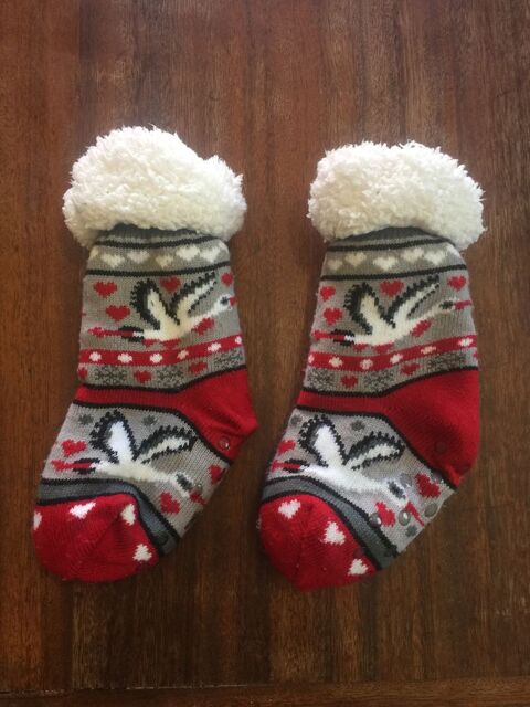 Chaussettes / Chaussons enfant motif   Cigognes   3 Saleilles (66)