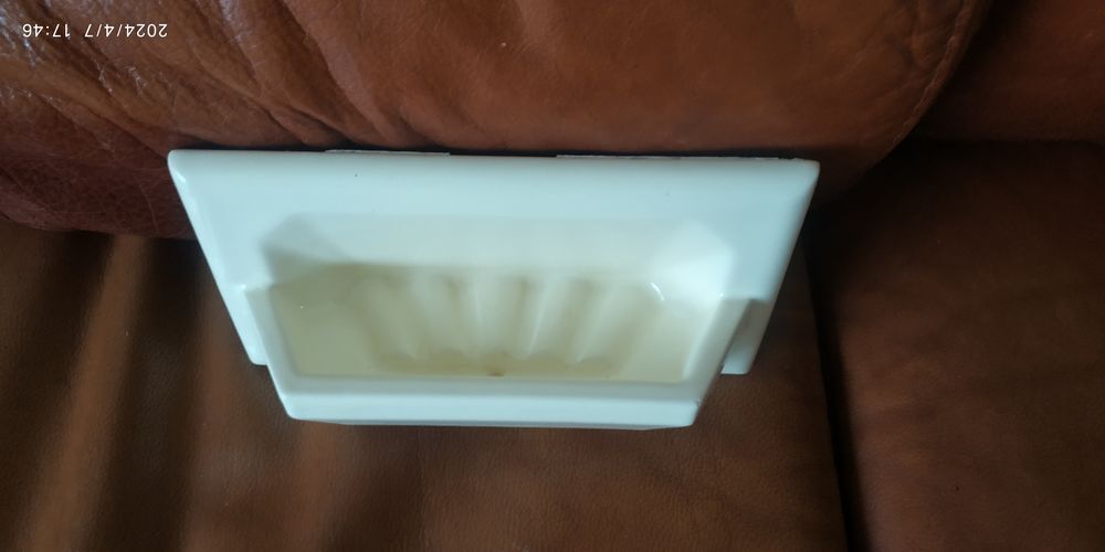Porte savon ancien &agrave; sceller 23.5 cm x 12.5 cm Bricolage