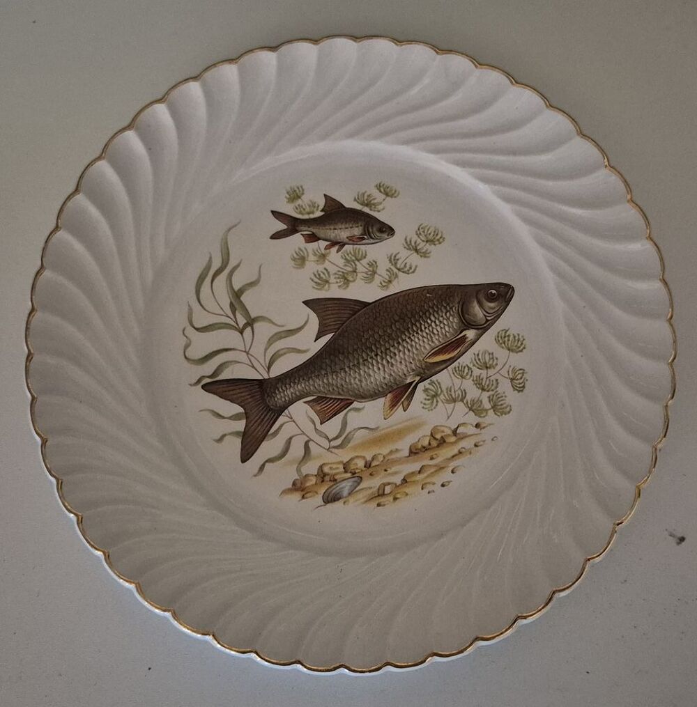 Service &agrave; poissons Décoration