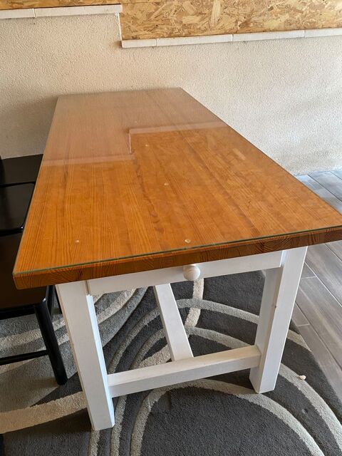 Table en pin salle à manger ou cuisine Varaville (14)