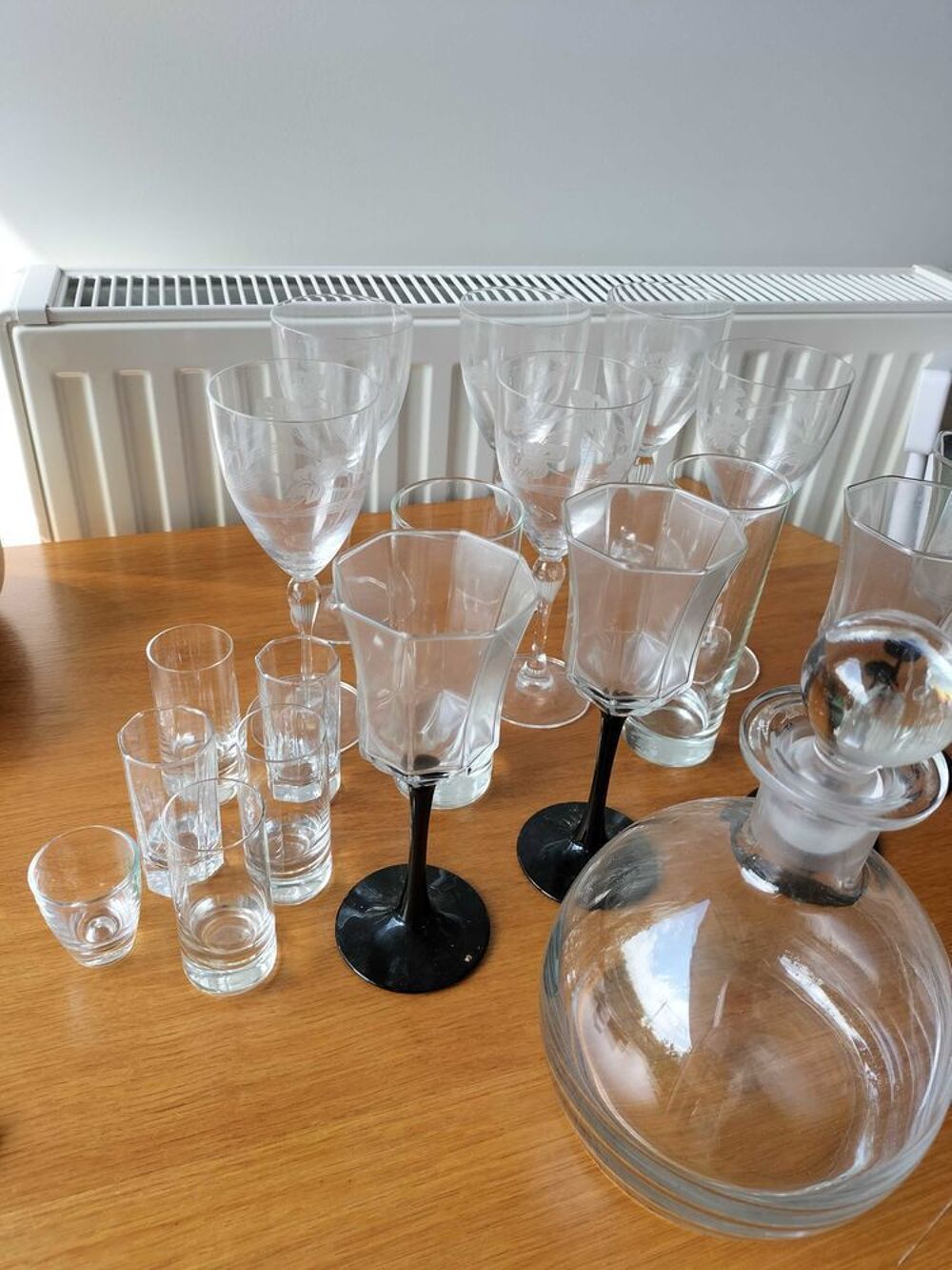 Verres et carafes 