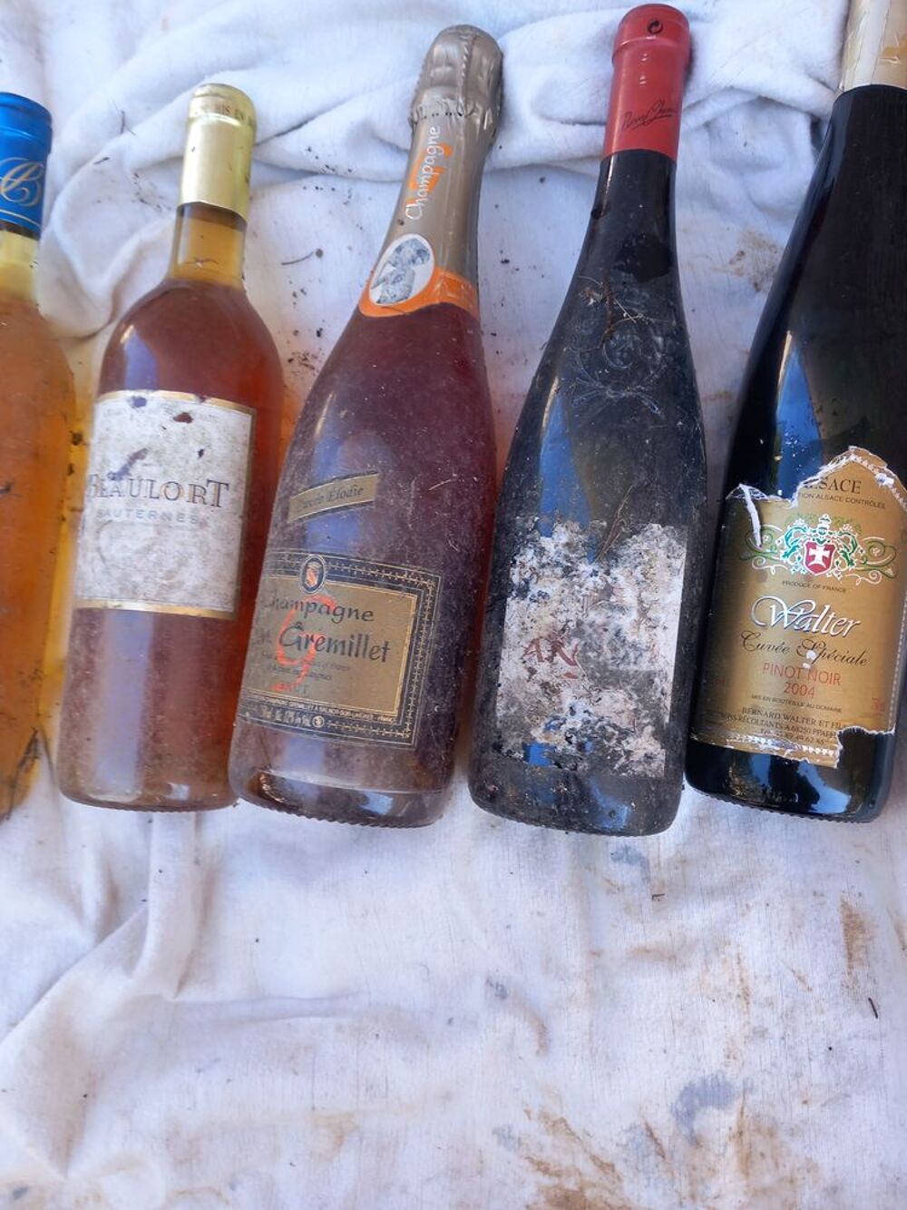 Bouteilles de vin 