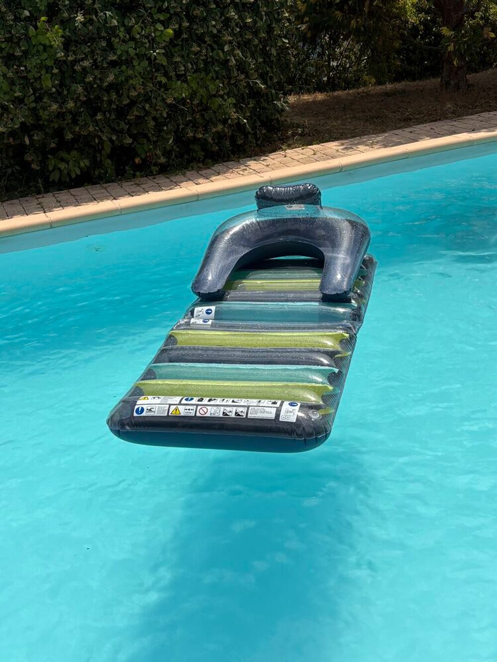 Matelas piscine avec dossier Jardin