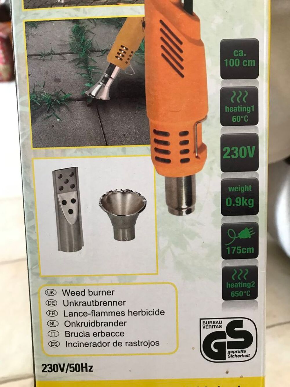 Lance-flammes herbicide Jardin