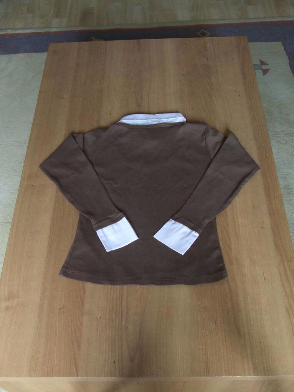 Tee-shirt manches longues 2 en 1, Marron,16&nbsp;ans, TBE Vêtements enfants