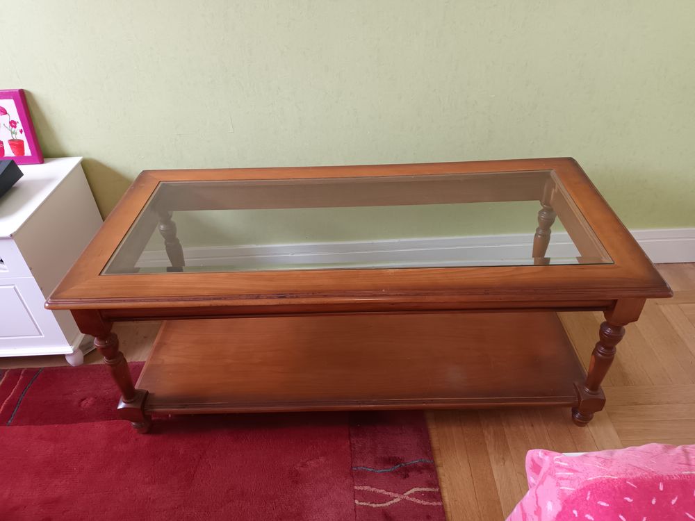 Table basse en merisier Meubles