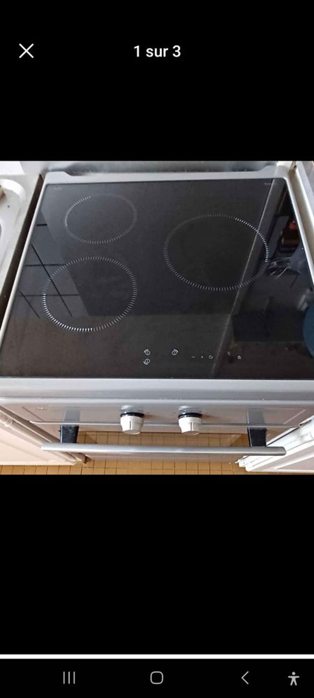 Cuisini&egrave;re avec foyer induction Electroménager