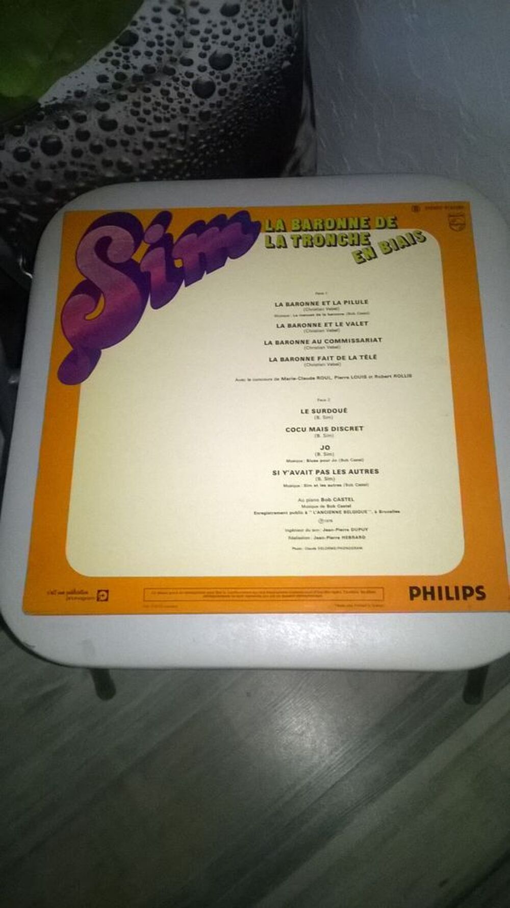 Vinyle SIM
La baronne de la tronche en biais
1975
Excelle CD et vinyles