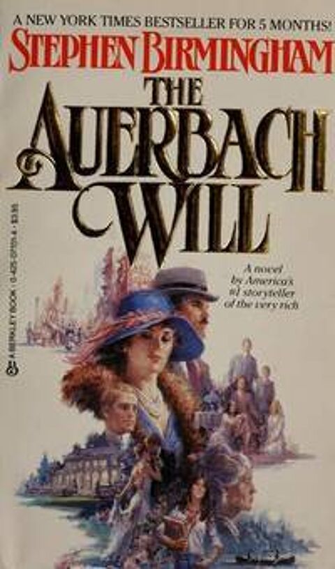 Livre  The Auerbach Will  par Stephen Birmingham 5 Battrans (70)