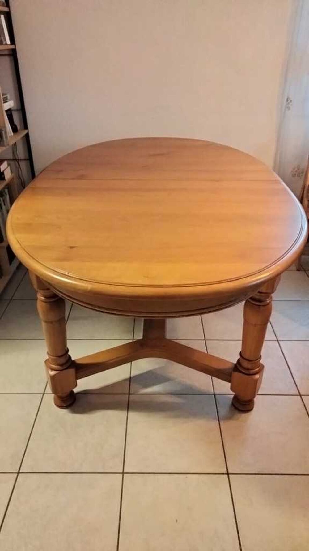 Table OVALE Bois Clair Meubles