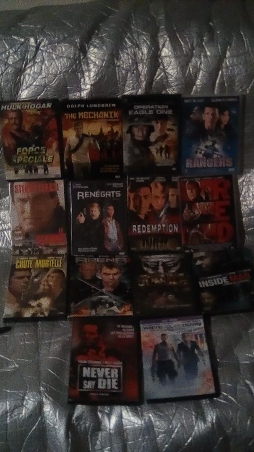 49dvds divers occasion bon &eacute;tat. DVD et blu-ray