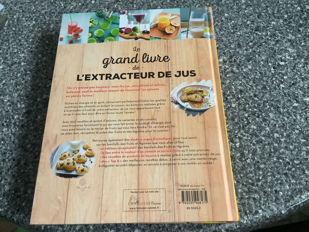 Le grand livre de l'extraction de jus. Larousse Cuisine