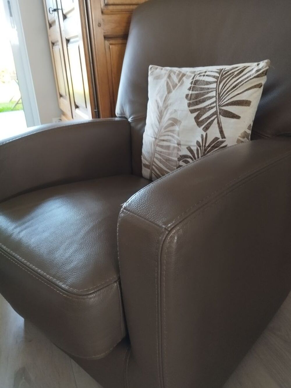 Salon en cuir de vachette Meubles