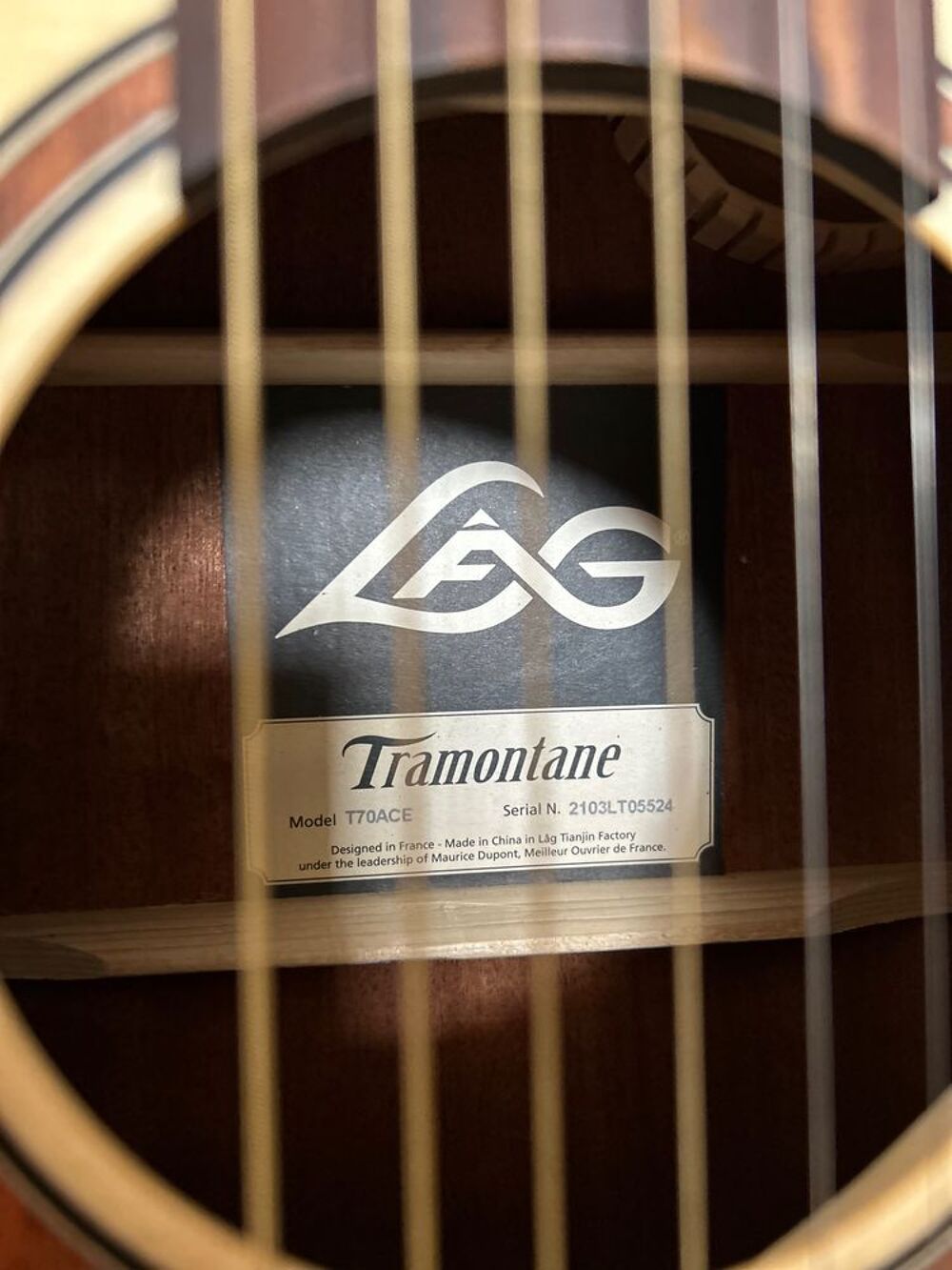 Guitare LAG Tramontane T70ACE Instruments de musique