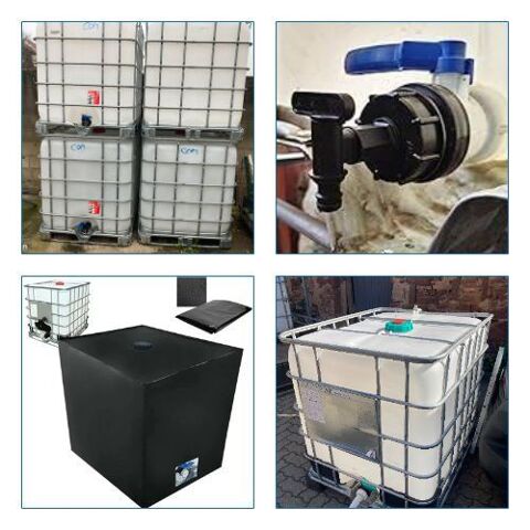 FUT 1000L IBC ROBINET GARDENA LIVRAISON PALETTE PLASTIQUE 90 Krautergersheim (67)