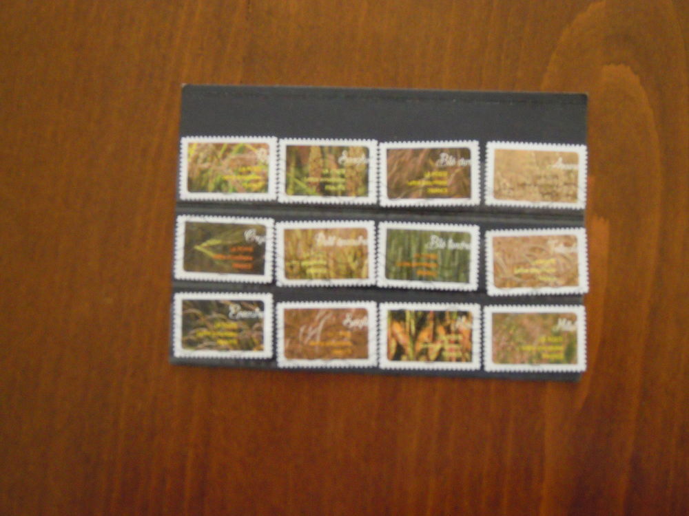 LOT 65 TIMBRES FRANCE OBLITERES AUTO ADHESIFS 