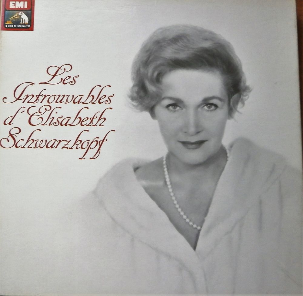 Les introuvables d'Elisabeth Schwarzkopf -Coffret 5 disques CD et vinyles