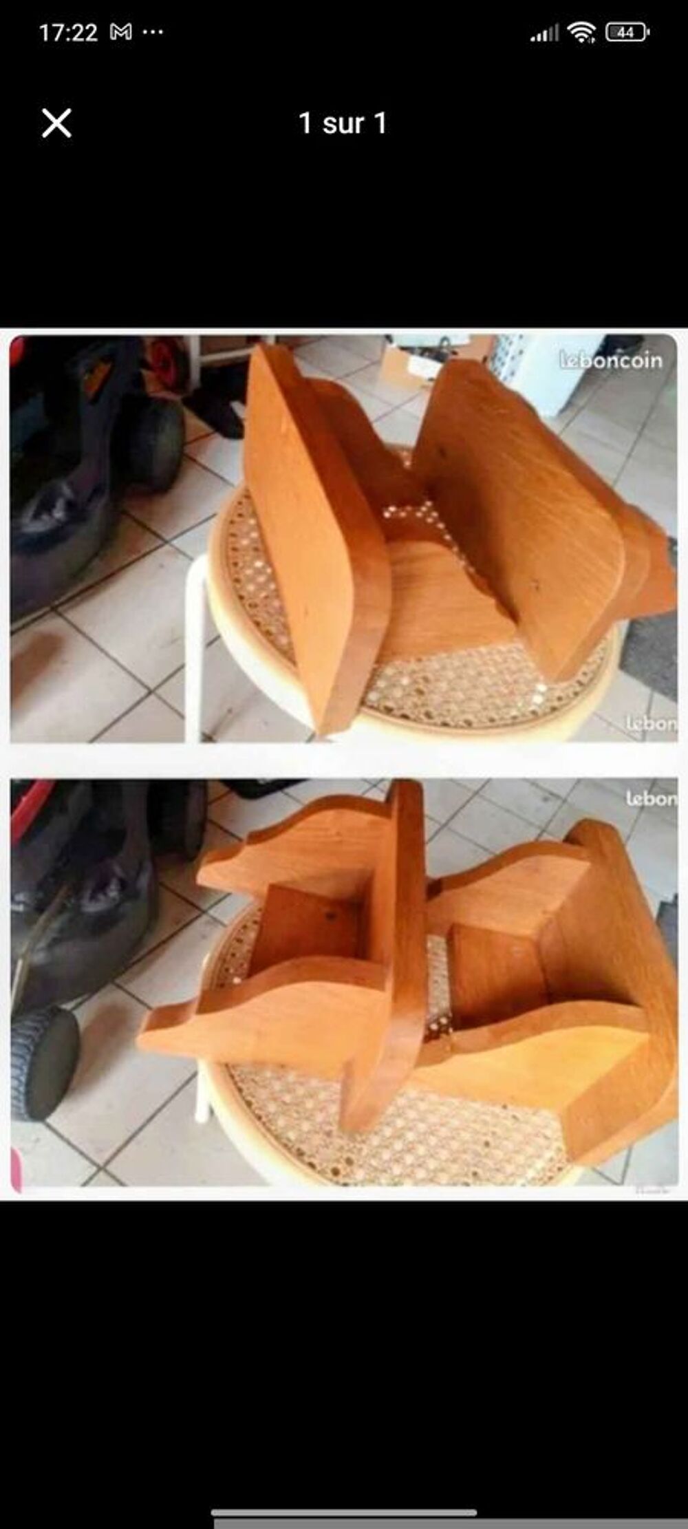 2 &eacute;tag&egrave;res en ch&ecirc;ne massif r&eacute;alis&eacute;es par un artisan. Meubles