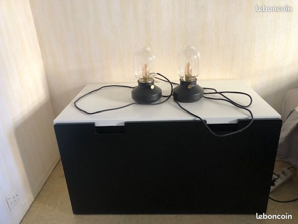 Rangement / meuble IKEA noir et blanc - Tr&egrave;s bon &eacute;tat Meubles