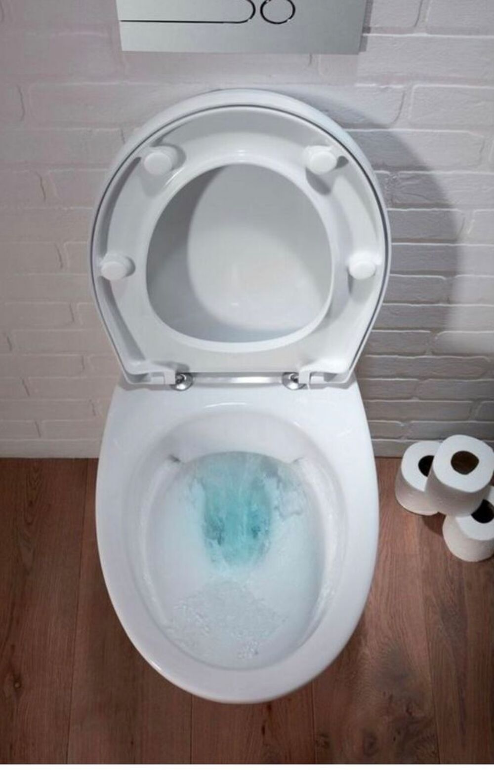 WC suspendu blanc Meubles