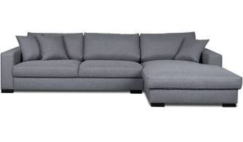 Canap d angle fixe avec pour
Bordeaux et cuir marron 220 Besanon (25)