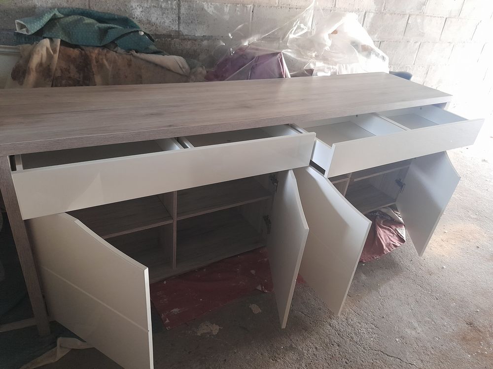 Buffet bois et blanc Meubles