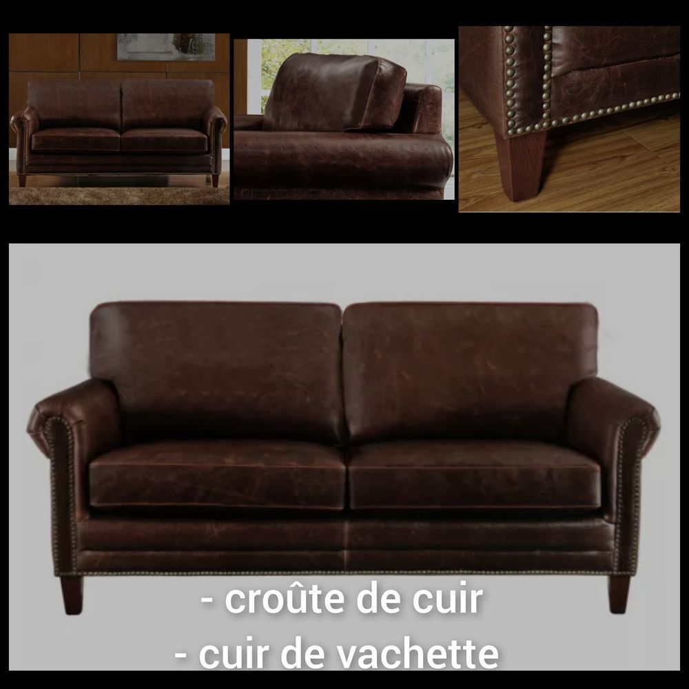 Canap&eacute; effet vintage Meubles
