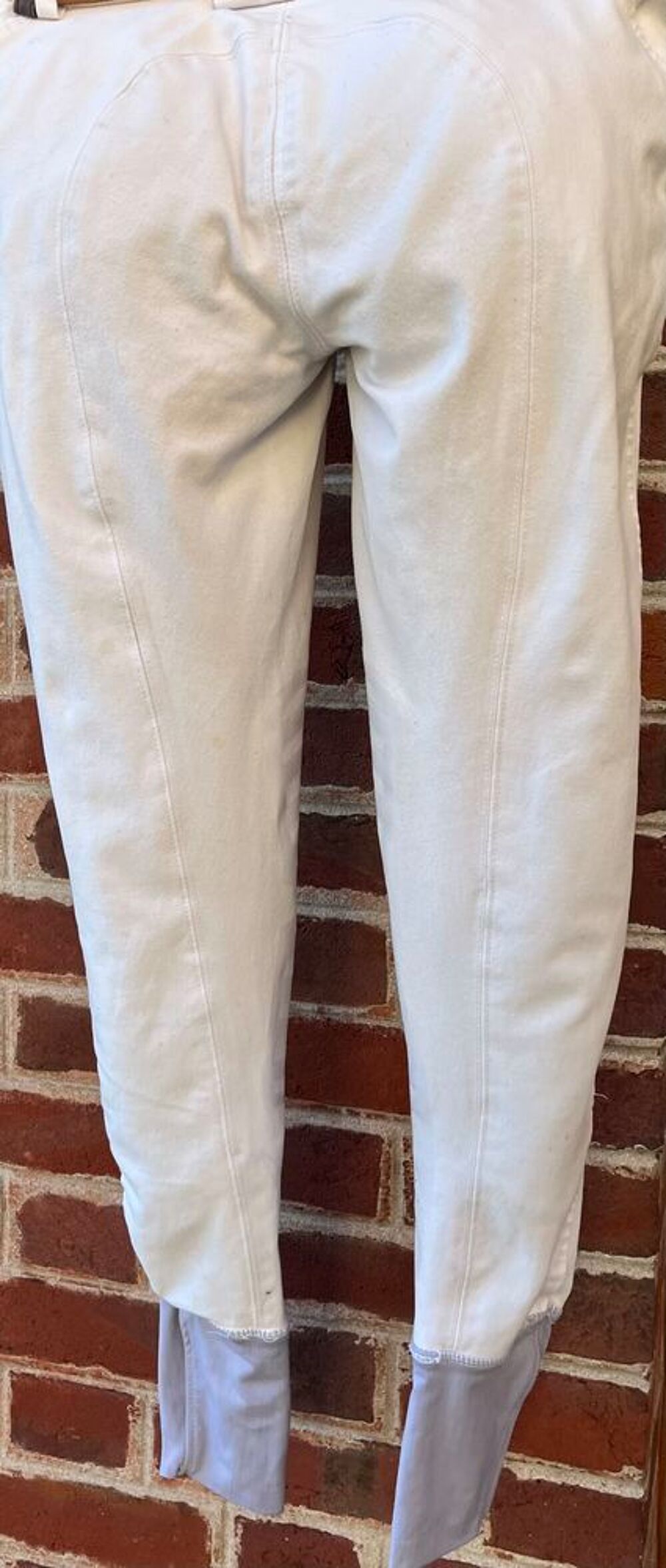 Pantalon d'&eacute;quitation blanc Equiplus Sports