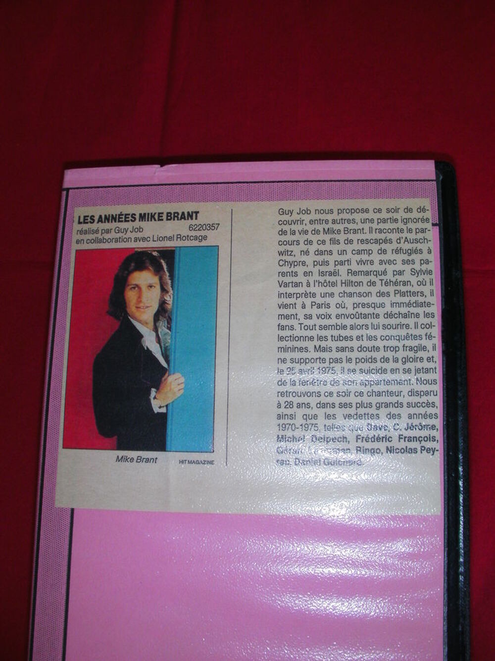  DVD LES ANNEES Mike BRANT DVD et blu-ray